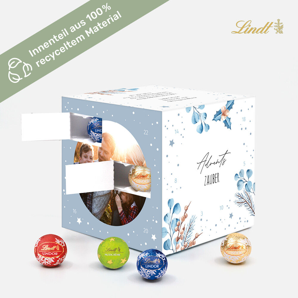 Adventskalender Lindt Cube Blue