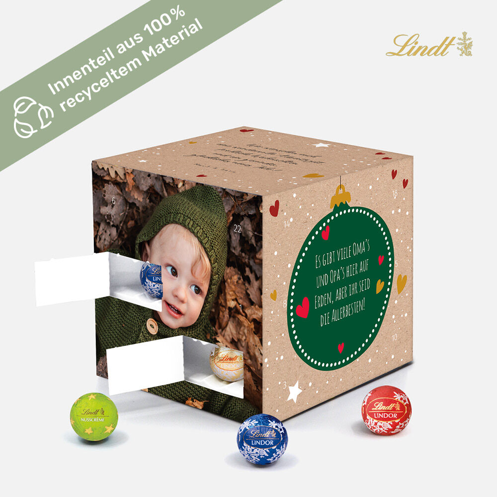 Adventskalender Lindt Cube Greetings