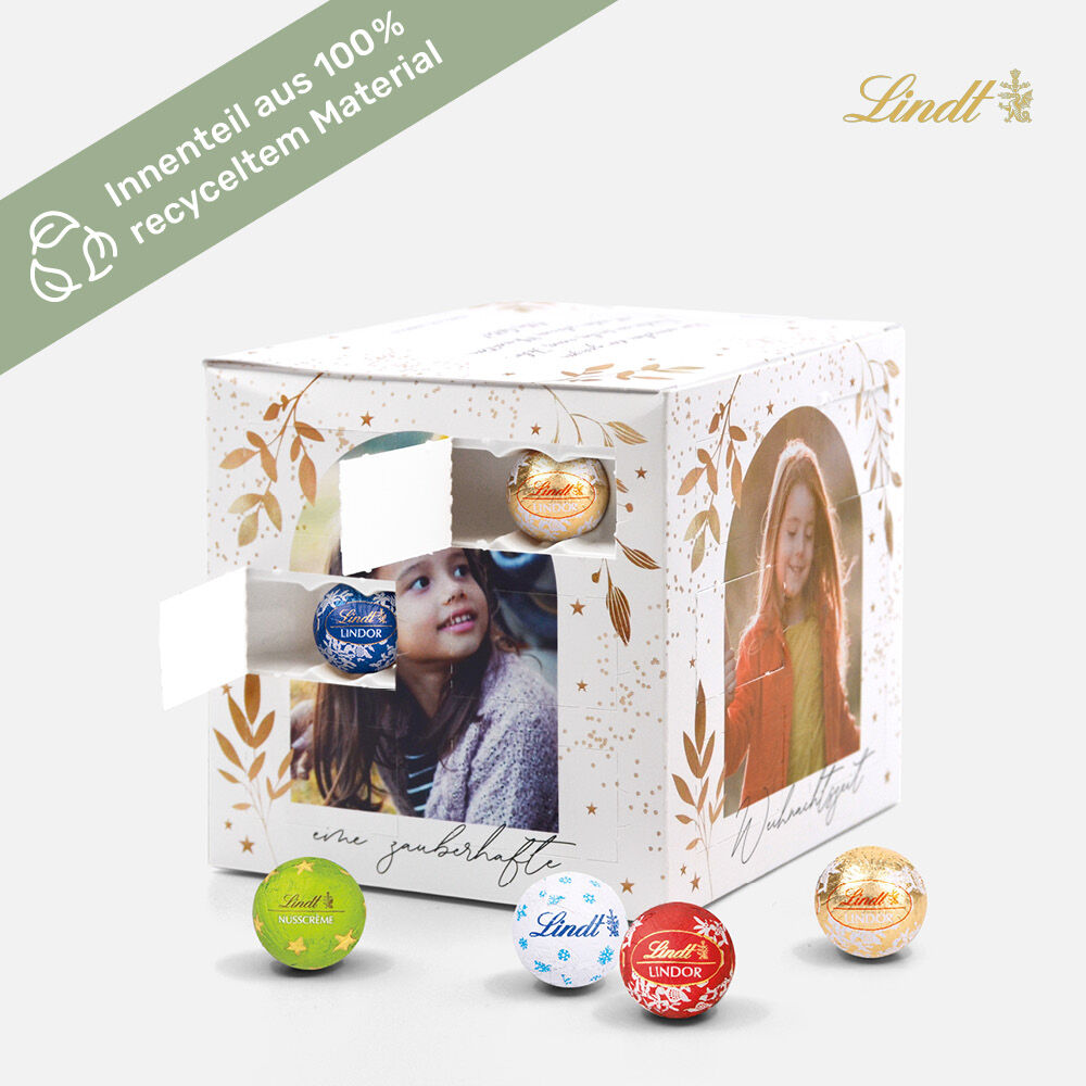 Adventskalender Lindt Cube Rosegold