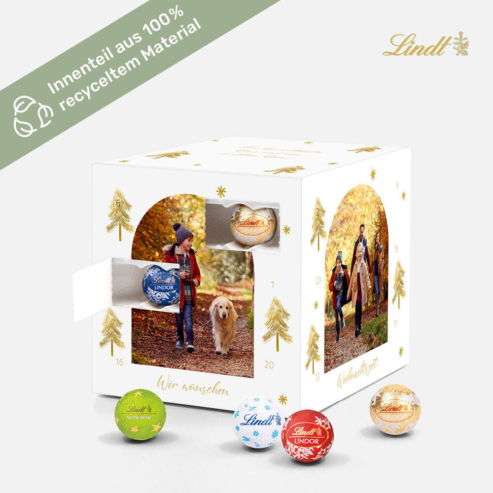 Adventskalender Lindt Cube Tannen