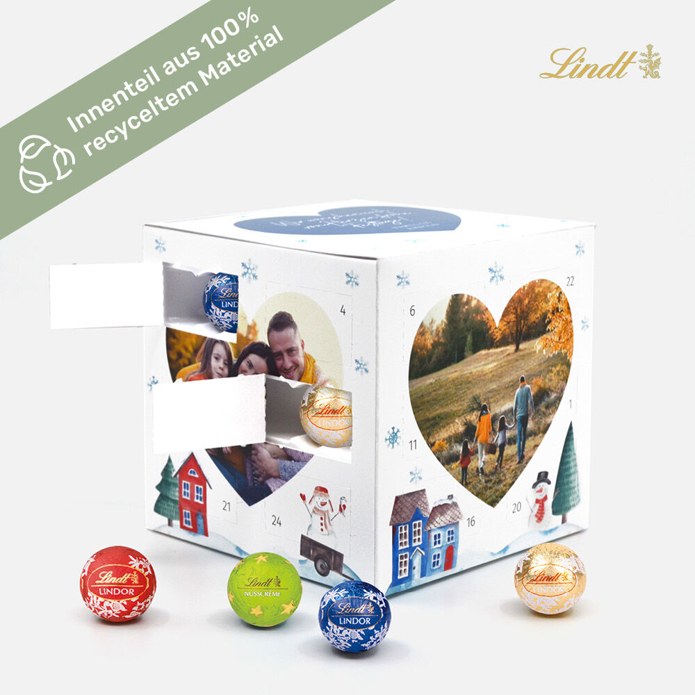 Adventskalender Lindt Cube Zuhause