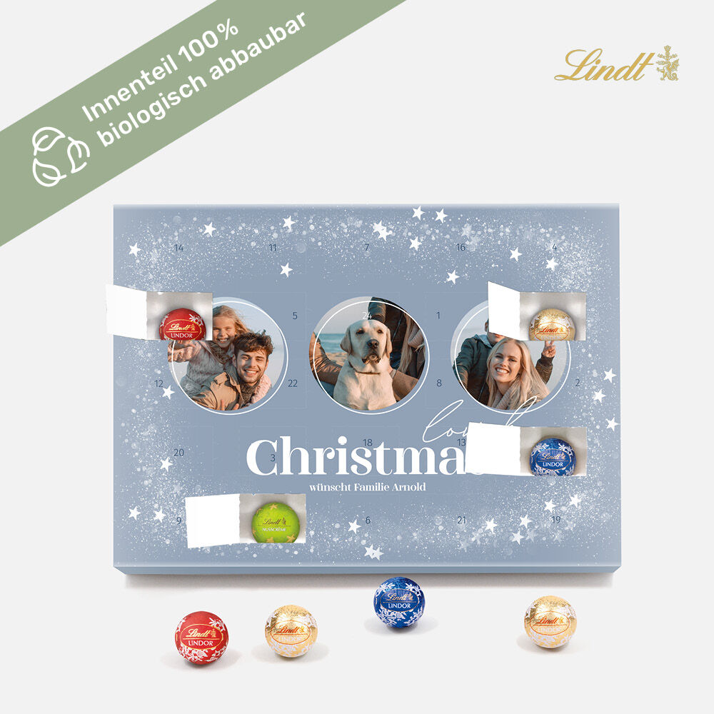 Tisch-Adventskalender Lindt Lovely