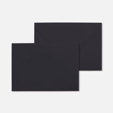 Kuvert E6 - schwarz