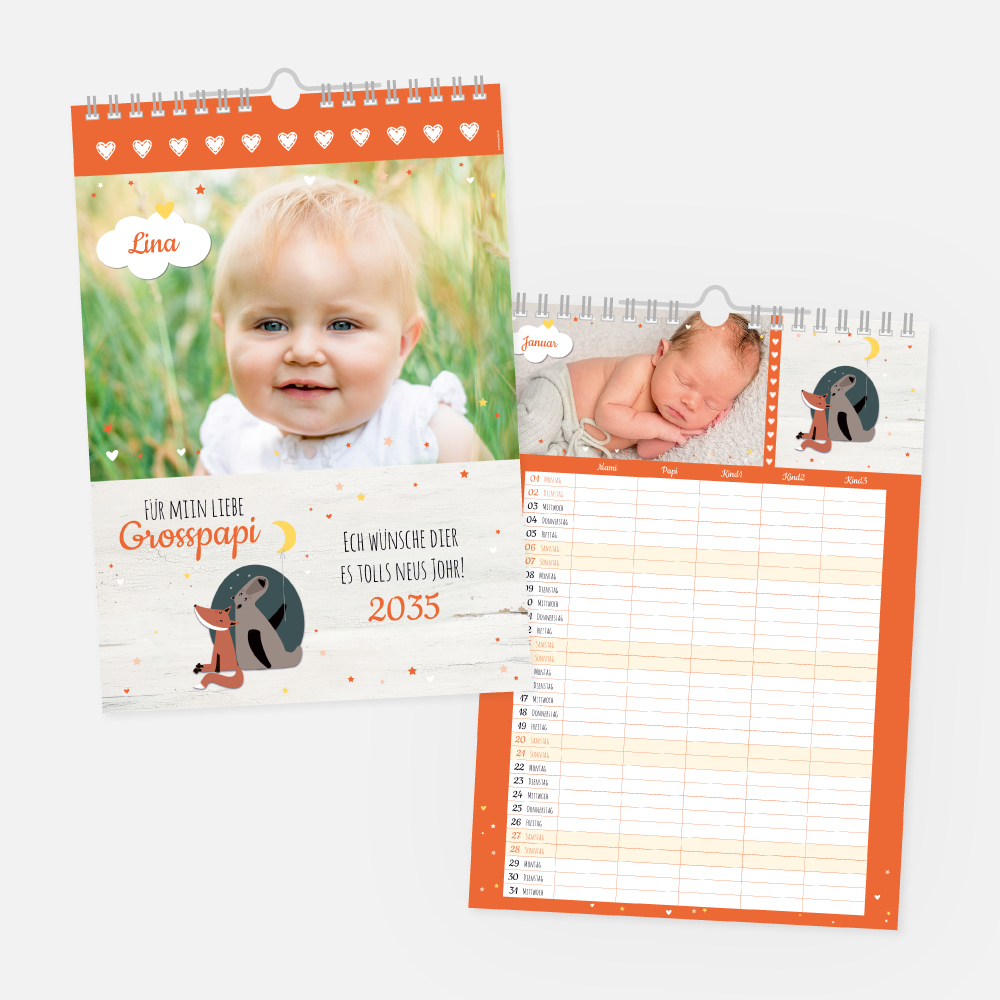 Familienkalender Lina