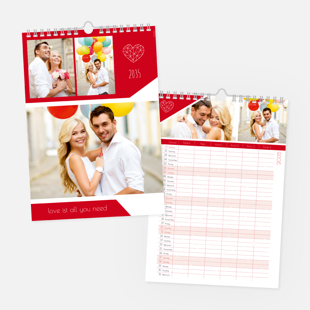 Familienkalender Lorena