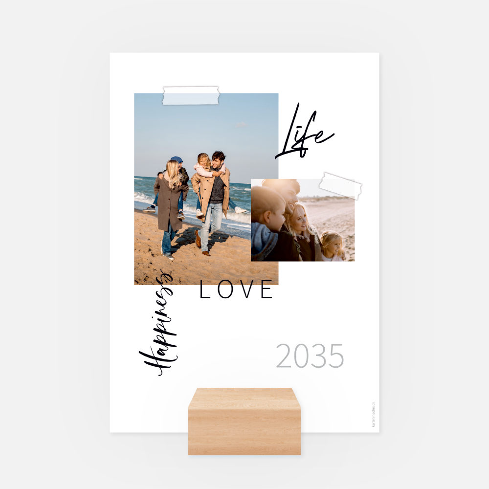 Postkartenkalender Collage