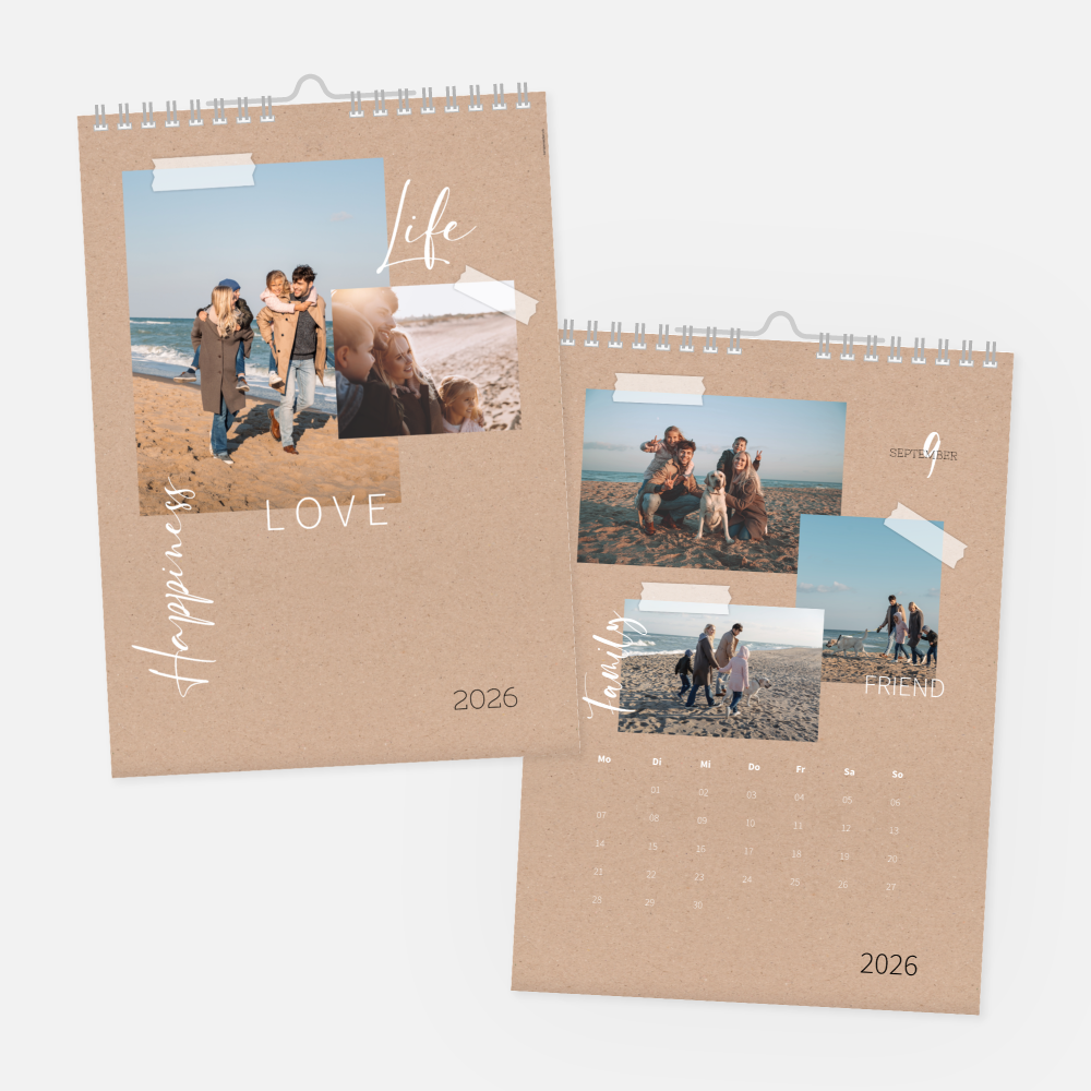 Wandkalender Collage