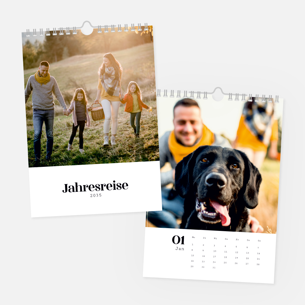 Wandkalender Jahresreise