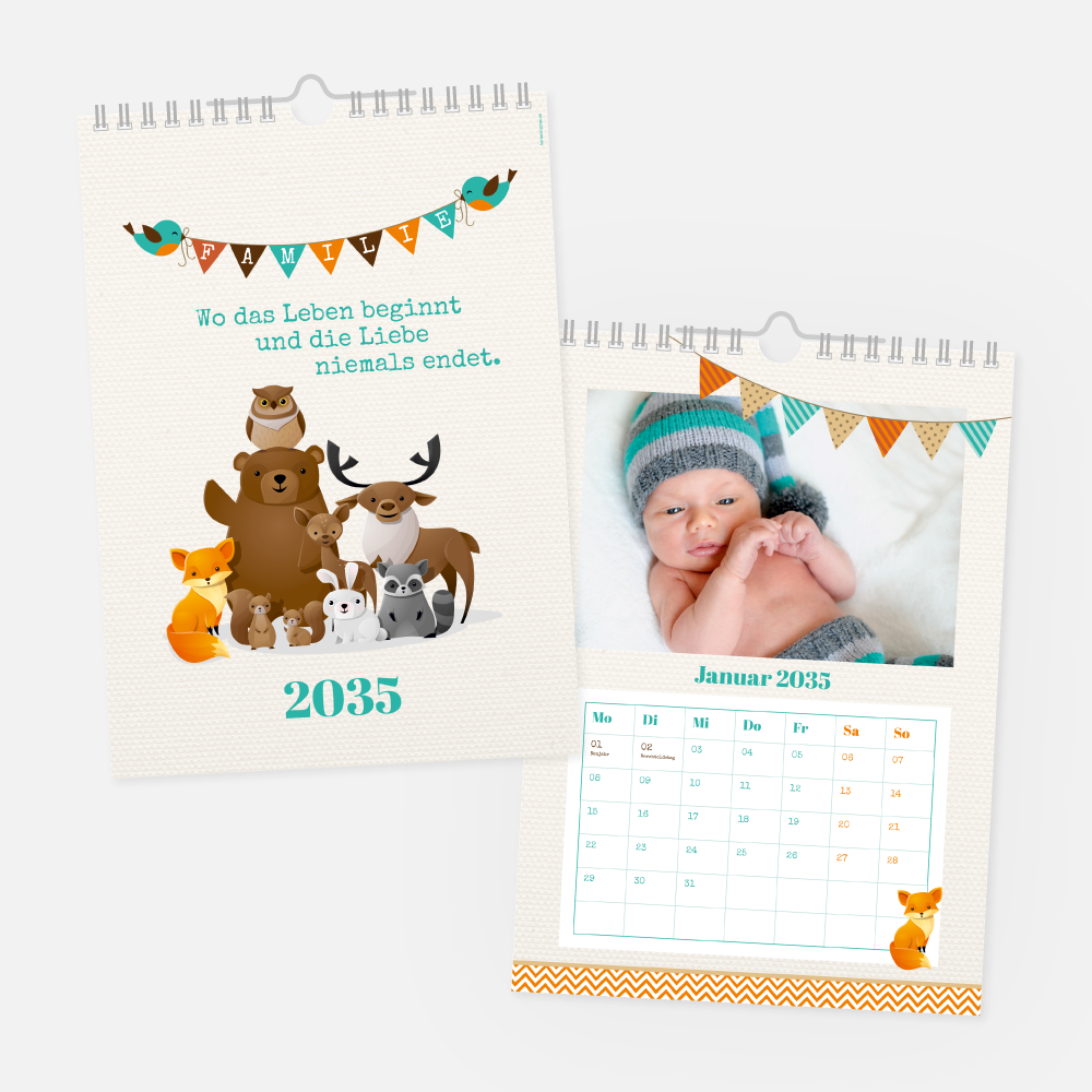 Wandkalender Mikka