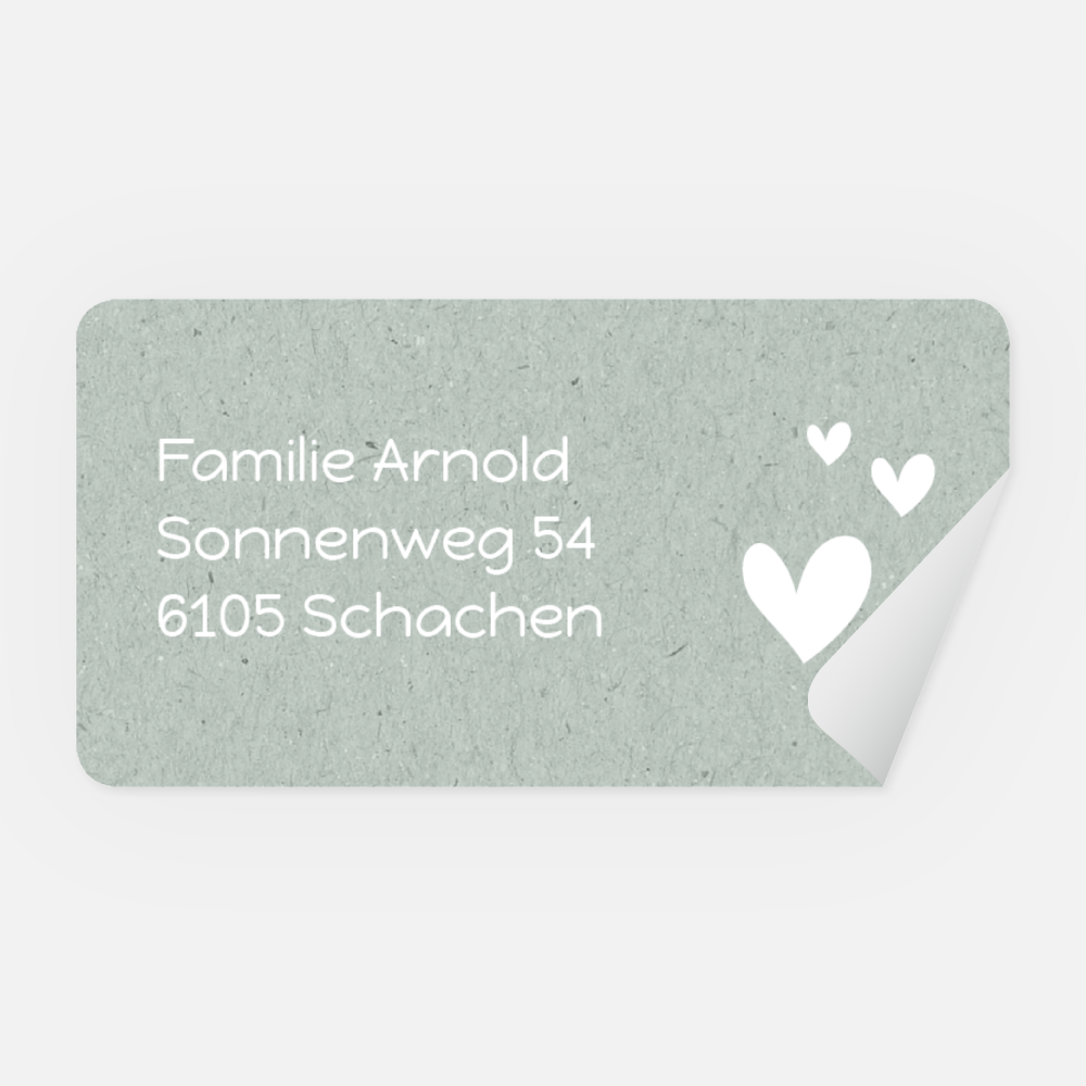 Absenderaufkleber Amy