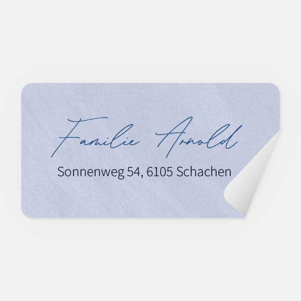 Absenderaufkleber Fionn