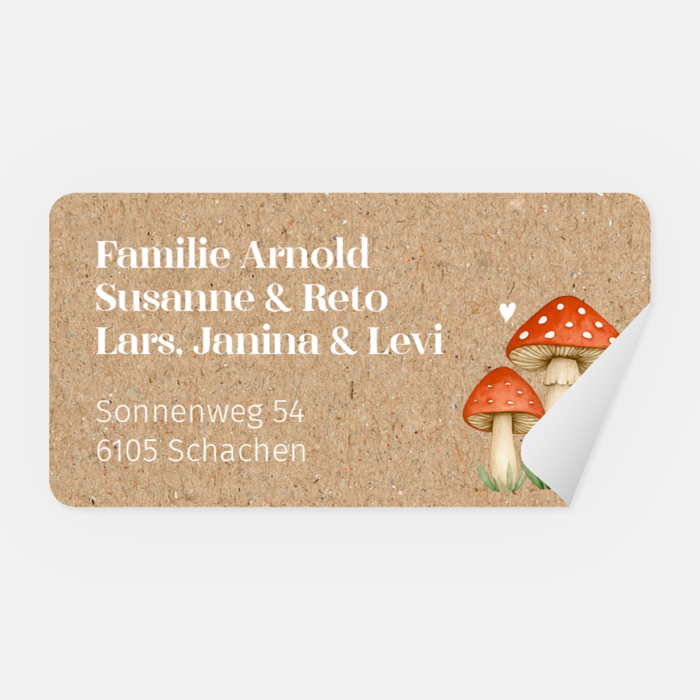 Absenderaufkleber Levi