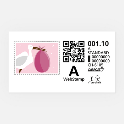 Briefmarke Alessia A-Post