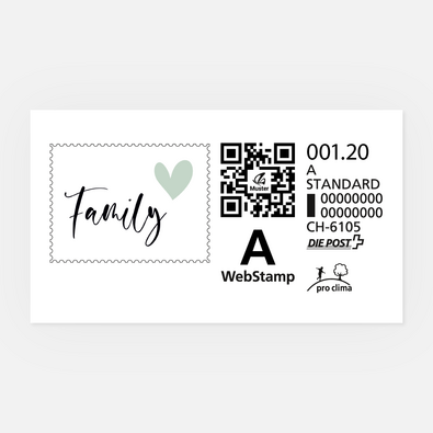 Briefmarke Amy A-Post