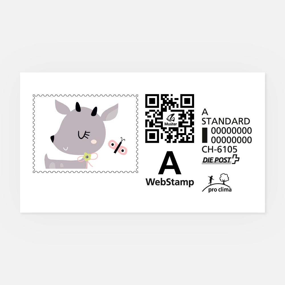 Briefmarke Mathilda A-Post