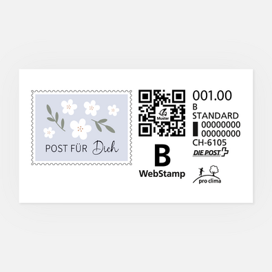 Briefmarke Mirelle B-Post