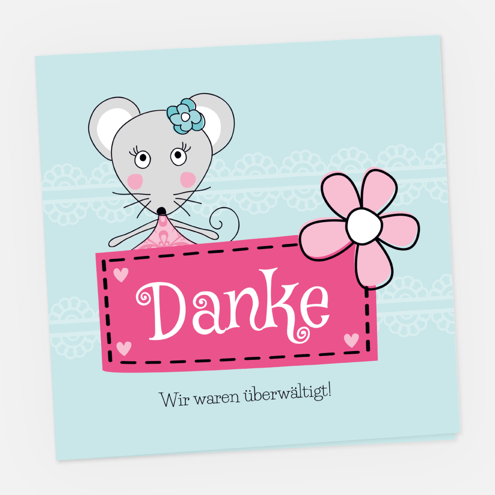 Dankeskarte Emilie