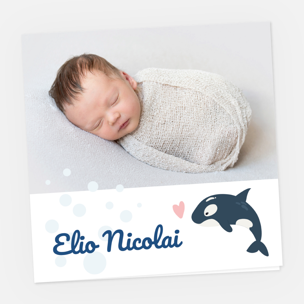 Geburtskarte Elio