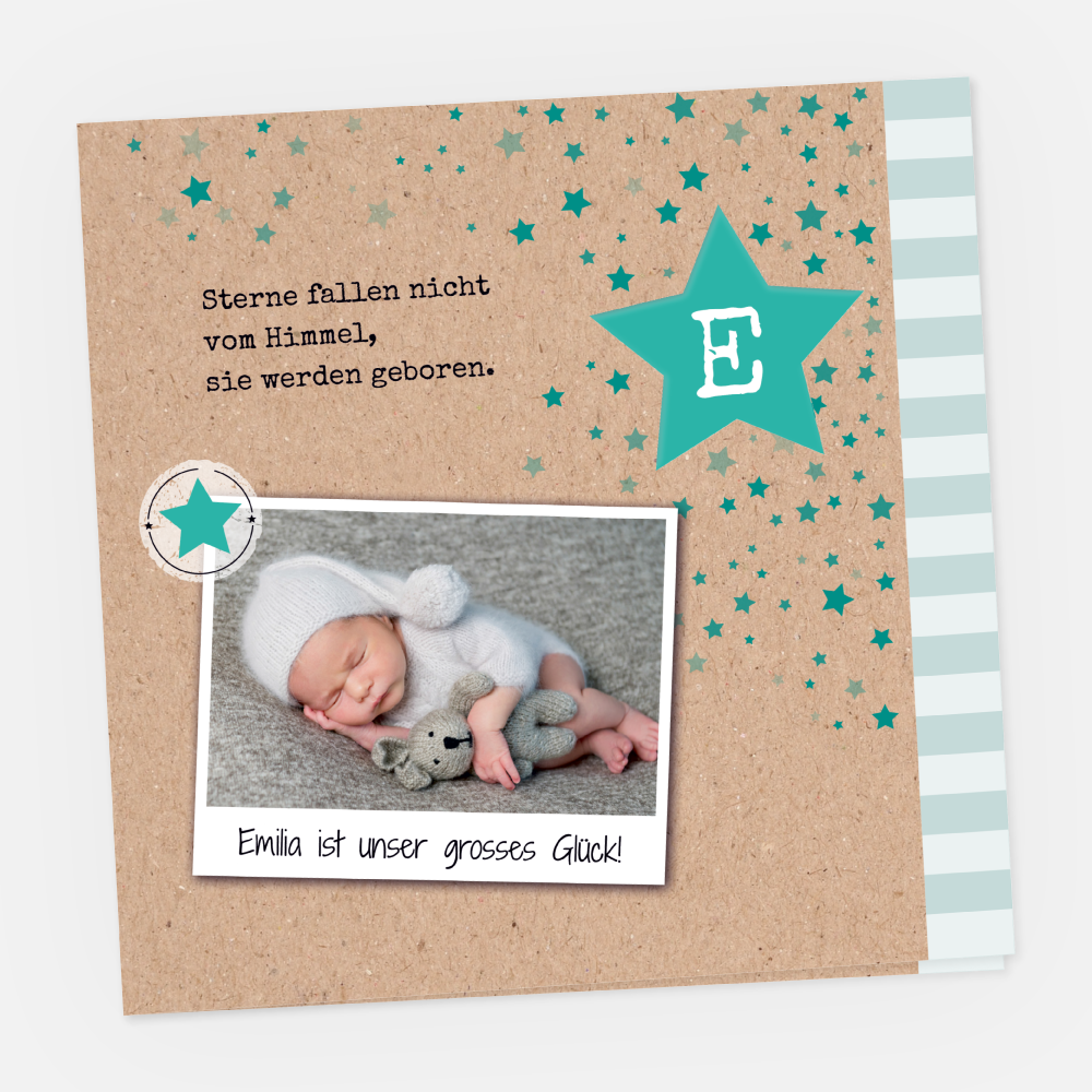 Geburtskarte Emilia