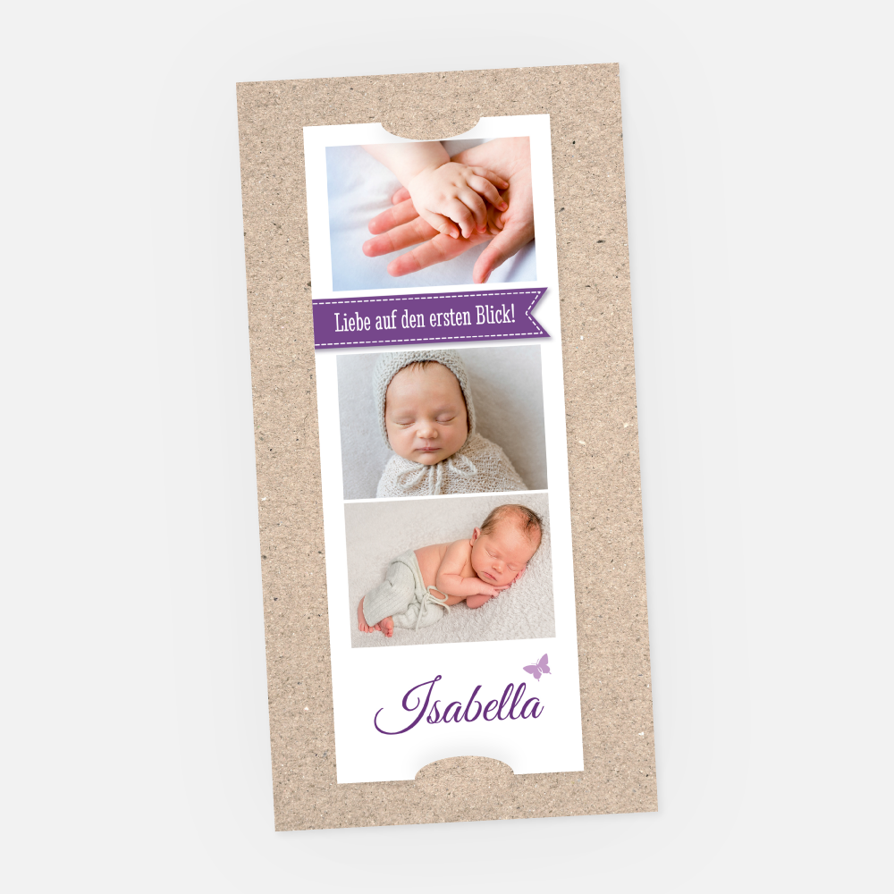 Geburtskarte Isabella