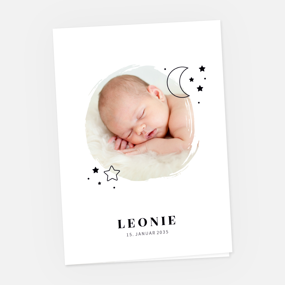 Geburtskarte Leonie
