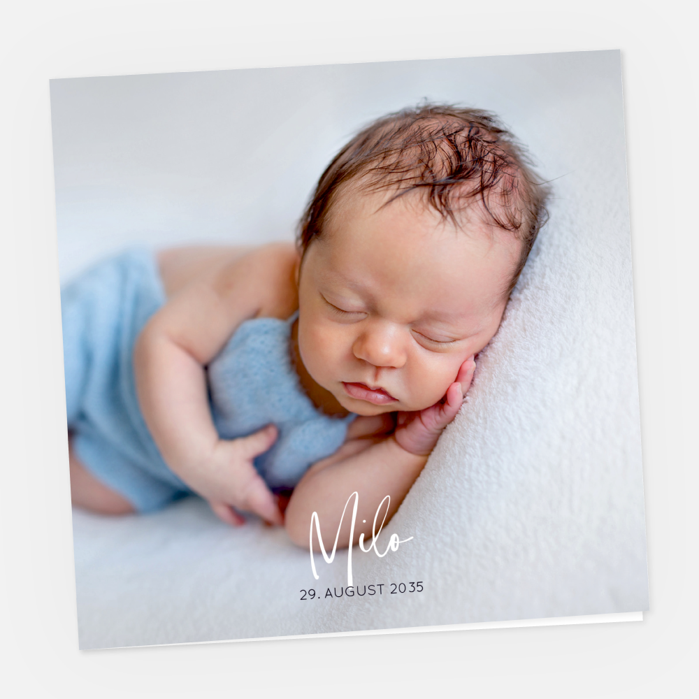 Geburtskarte Milo