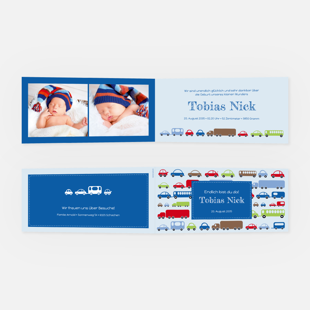 Geburtskarte Tobias