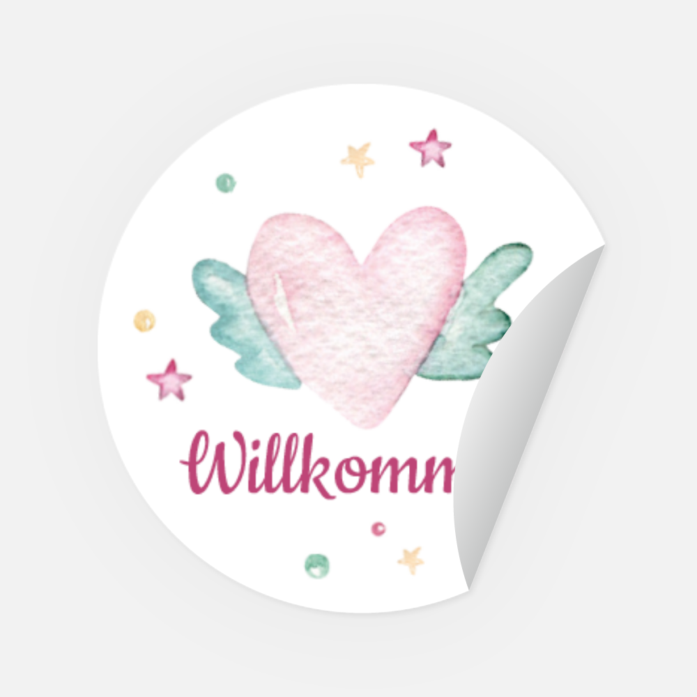 Sticker Anouk rund 30 mm