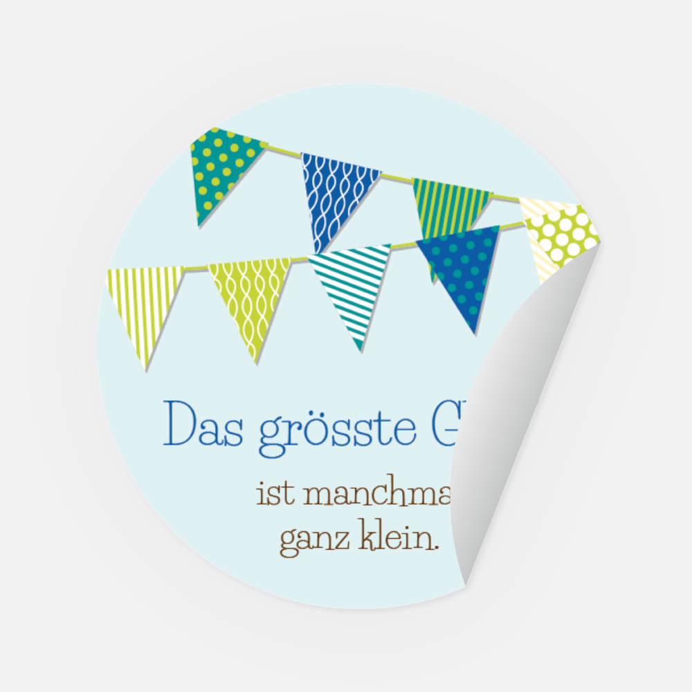 Sticker rund, Ø 45 mm