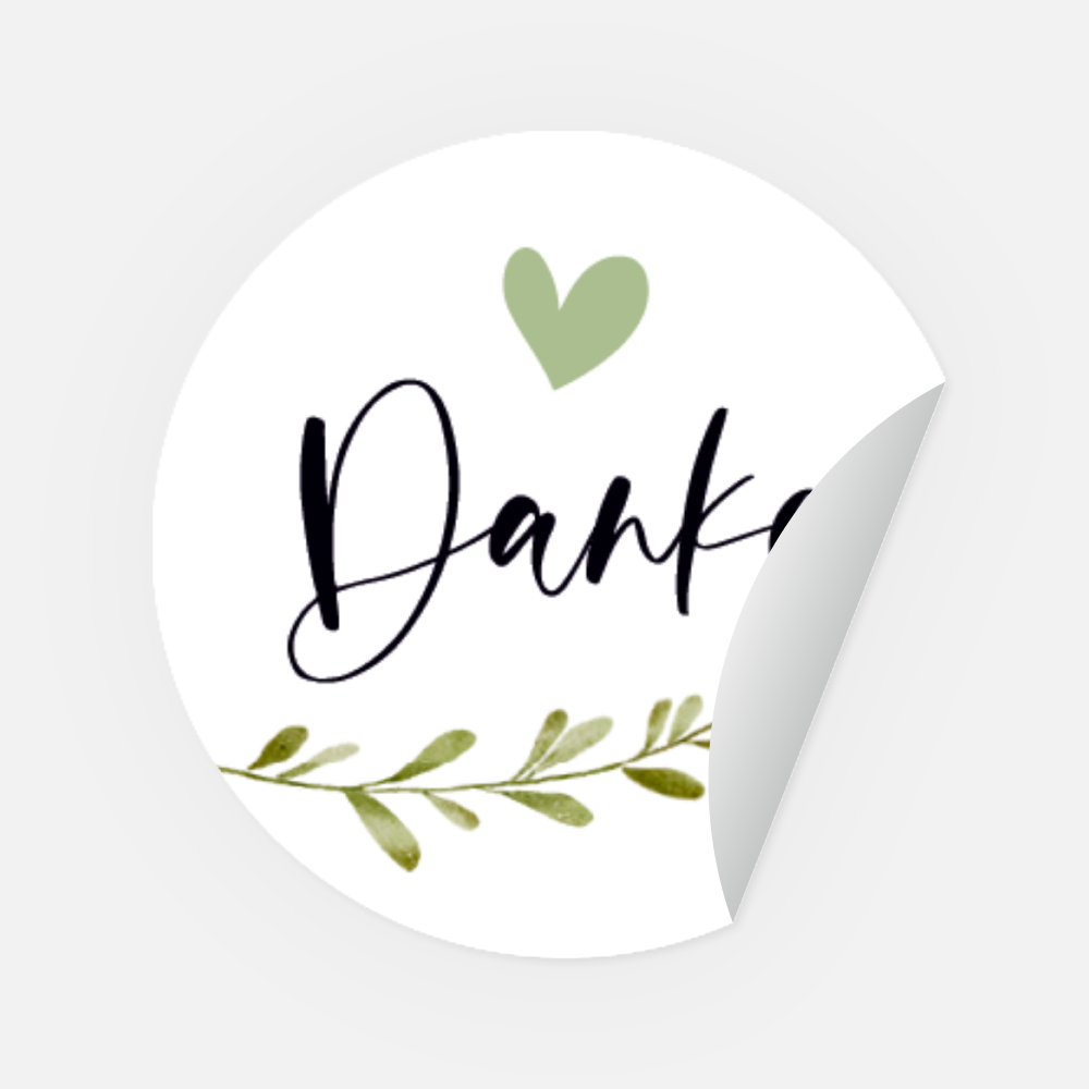 Sticker rund, Ø 30 mm