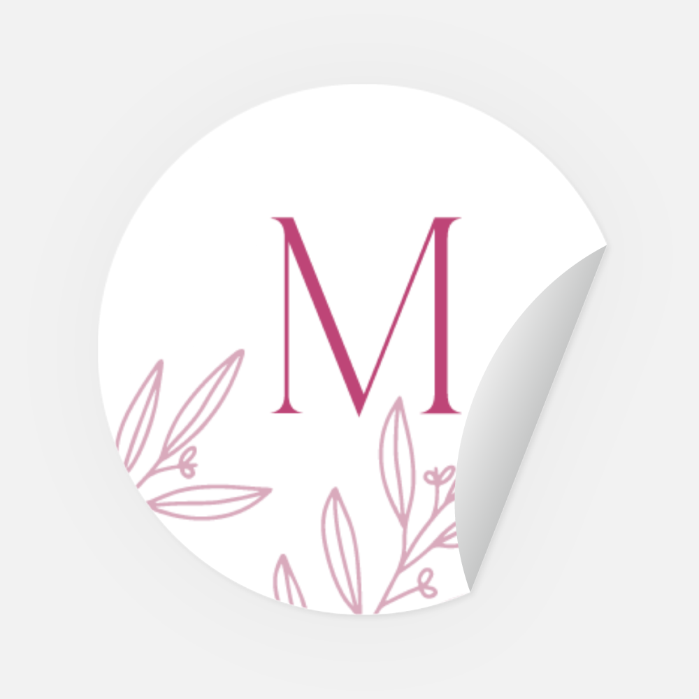 Sticker Mayra rund 30 mm