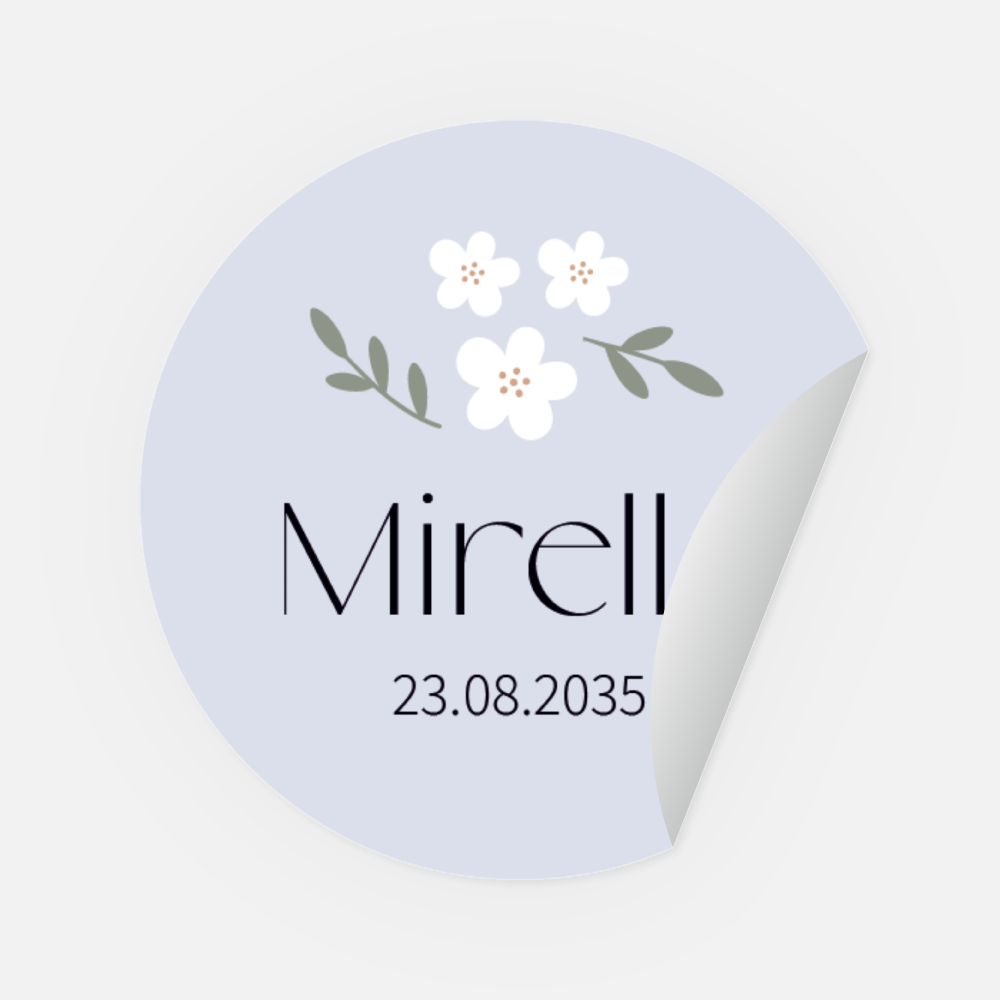 Sticker rund, Ø 45 mm