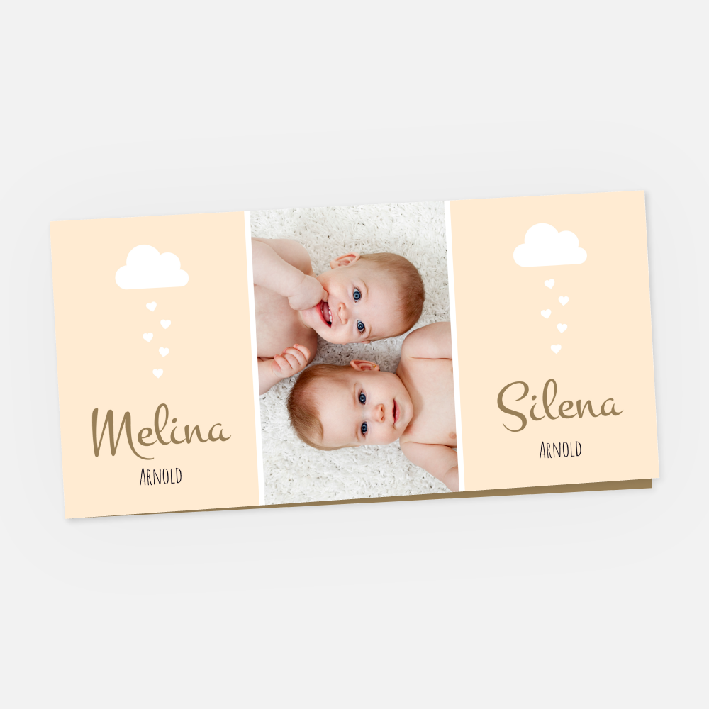 Geburtskarte Melina-Silena
