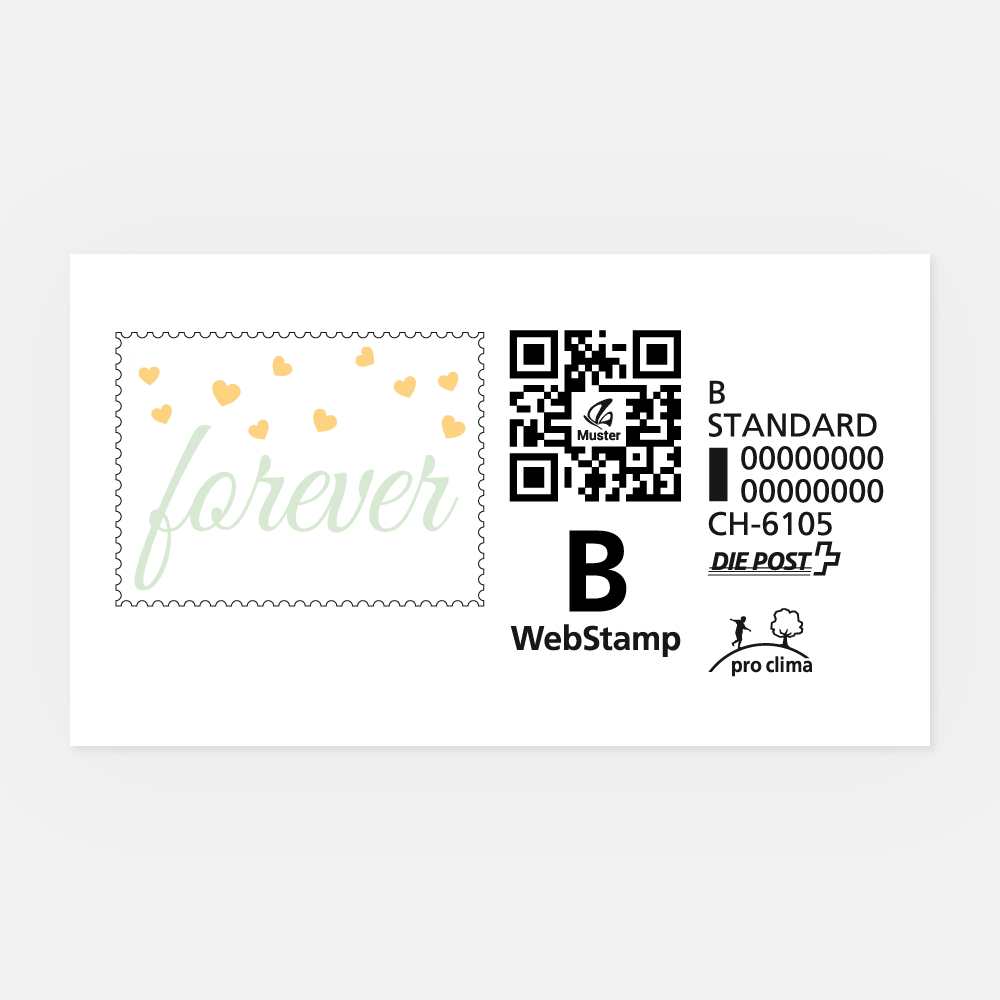 Briefmarke Alice-Milan B-Post