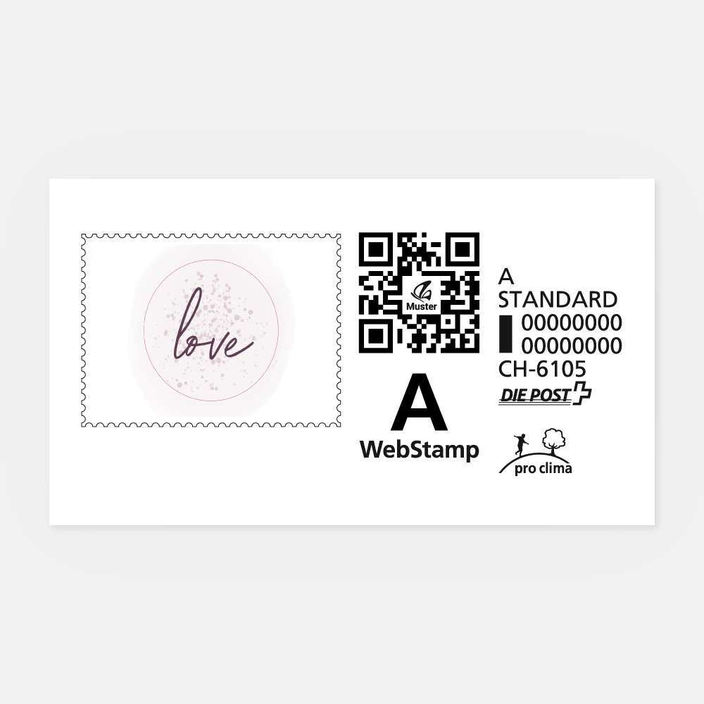 Briefmarke Dina-David A-Post