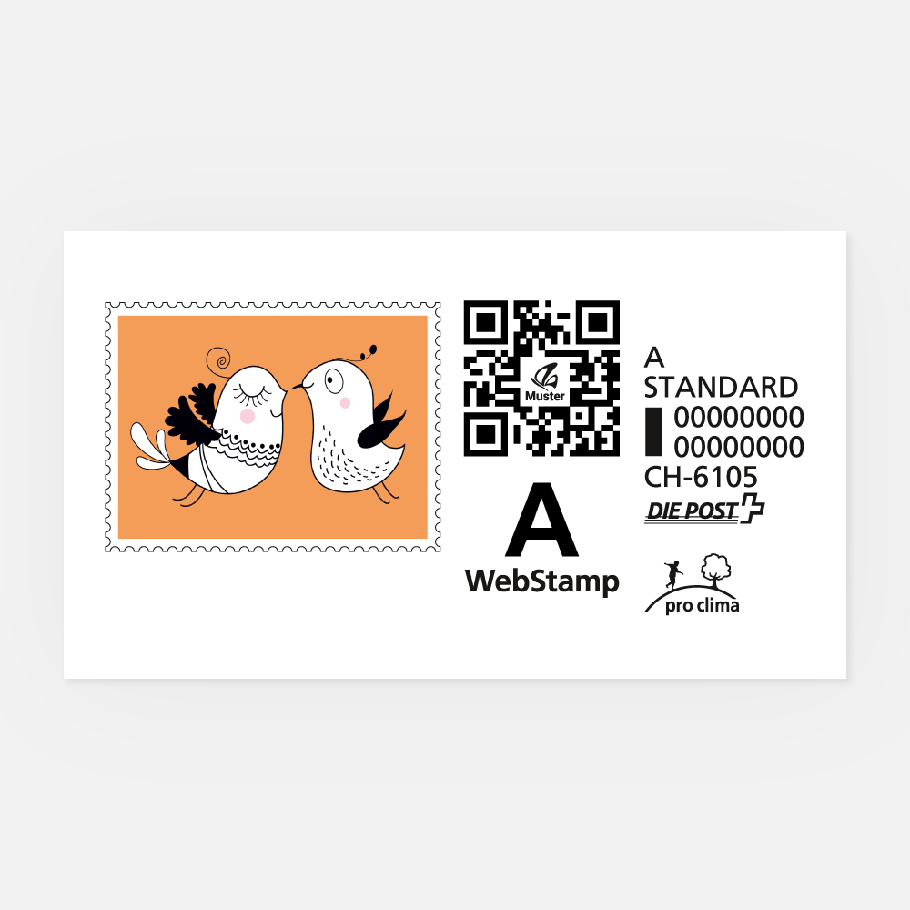 Briefmarke Jelena-Michel A-Post