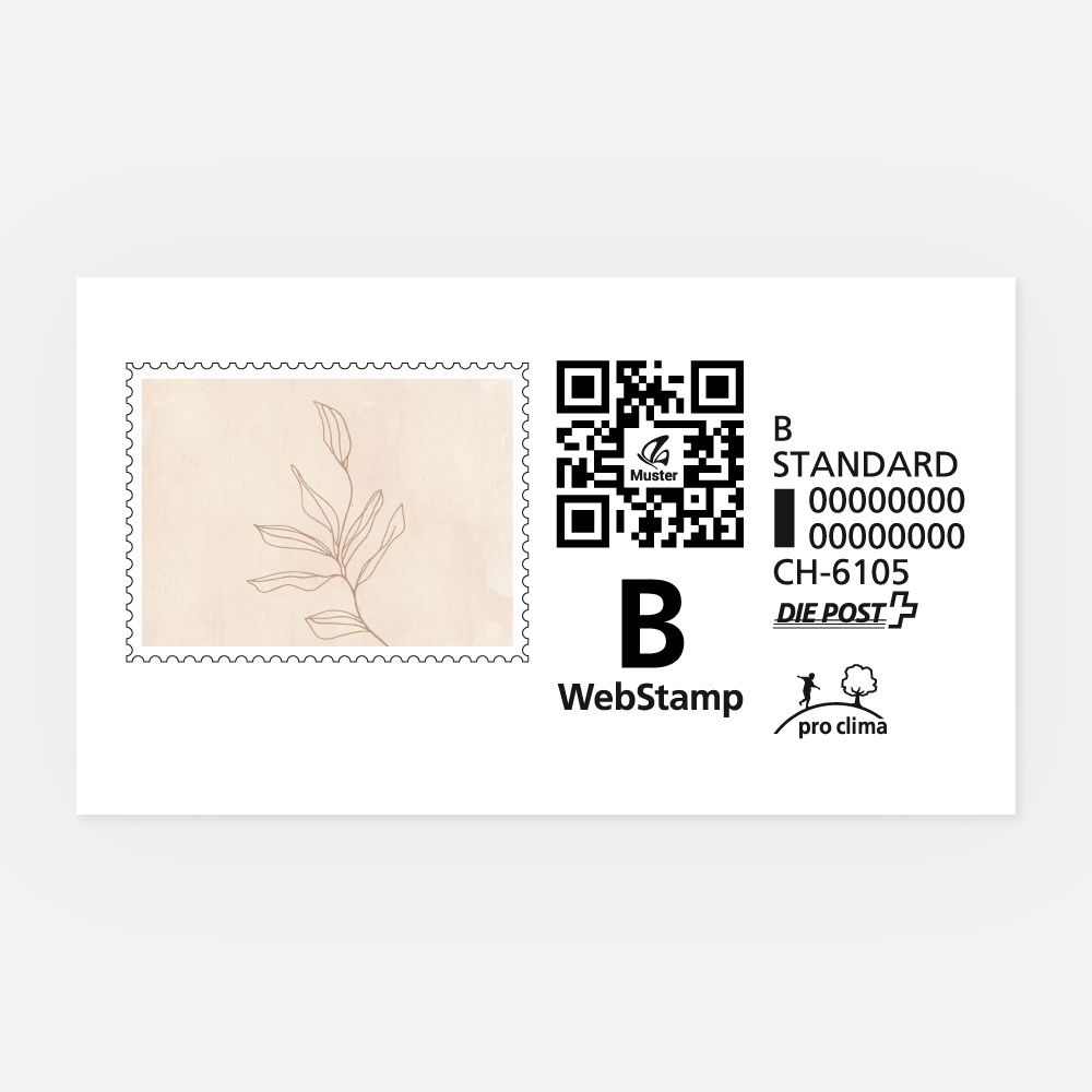 Briefmarke Klara-Fynn B-Post