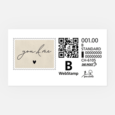 Briefmarke Olivia-Anton B-Post