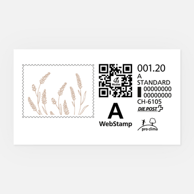 Briefmarke Sarina-Marlon A-Post