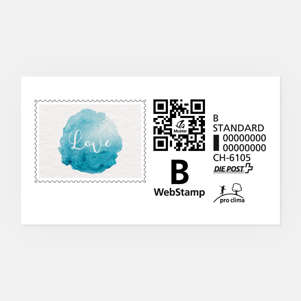 Briefmarke Wanda-Diego B-Post