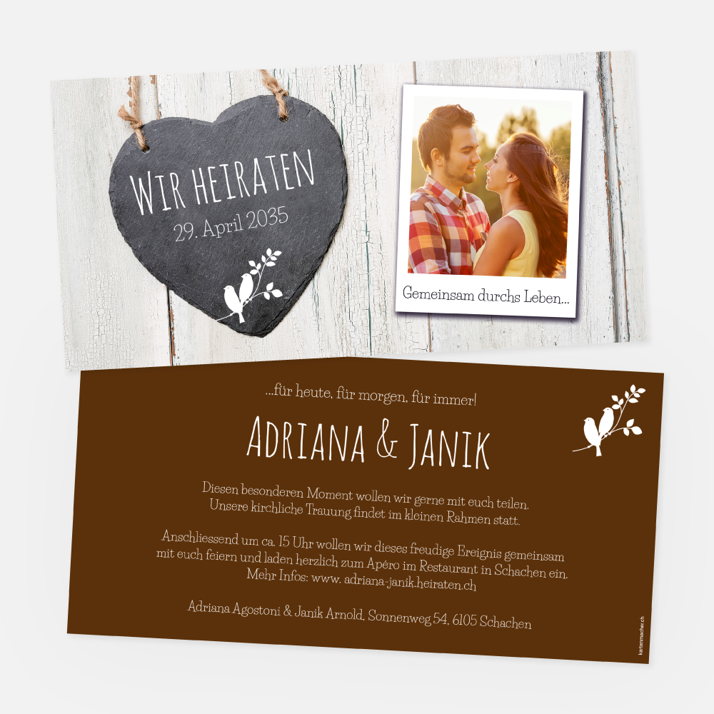Hochzeitskarte Adriana-Janik
