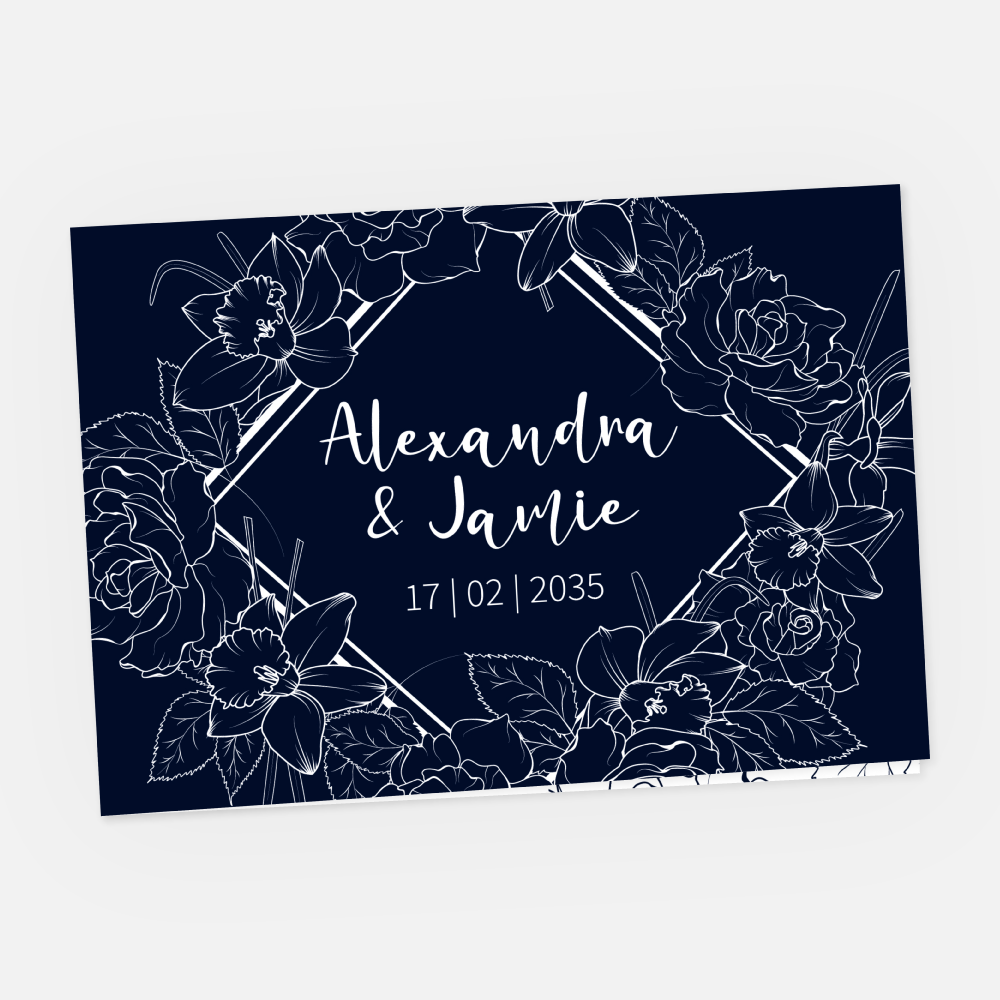 Hochzeitskarte Alexandra-Jamie