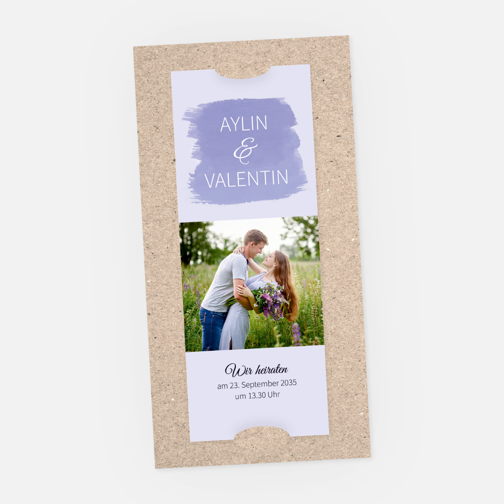 Hochzeitskarte Aylin-Valentin