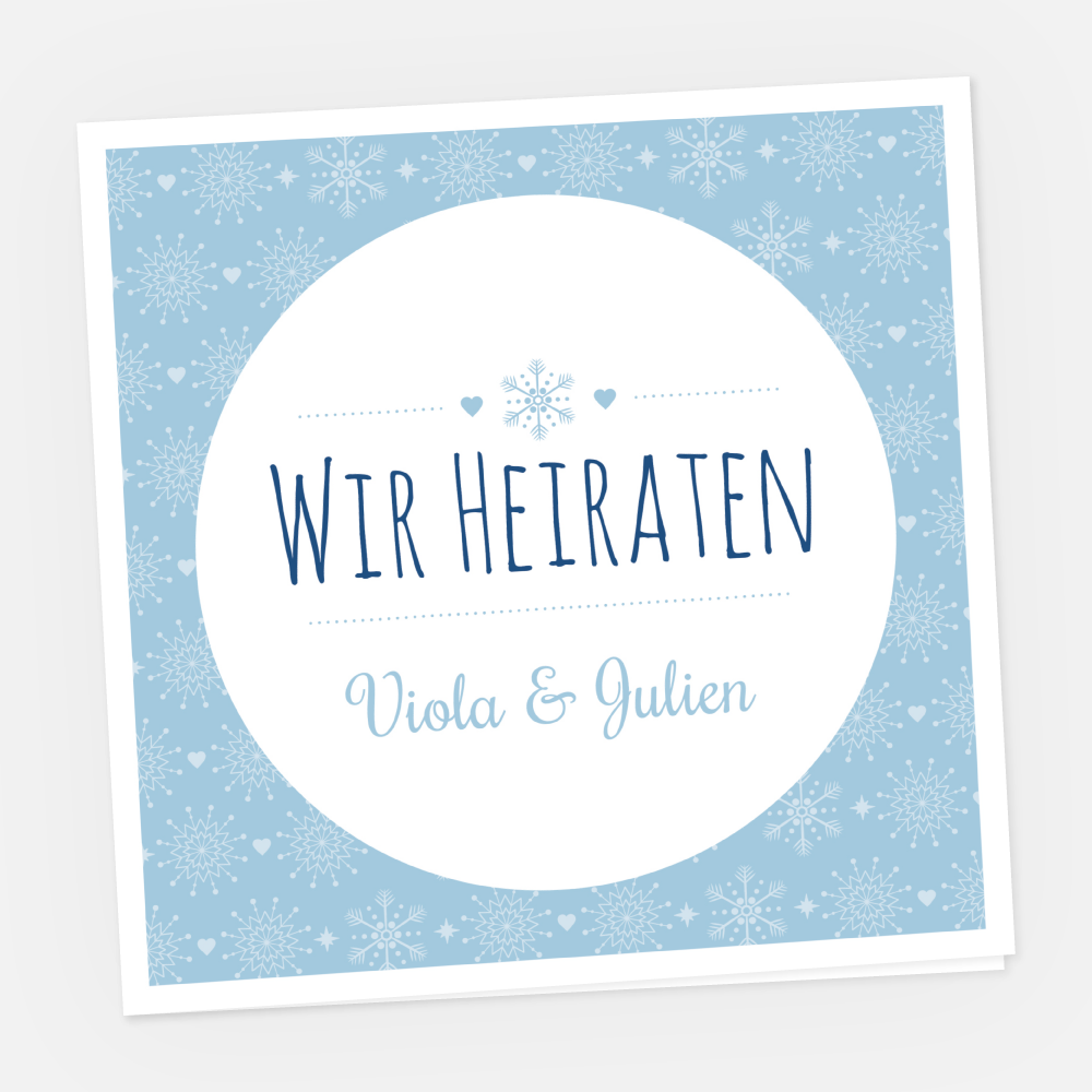 Hochzeitskarte Viola-Julien