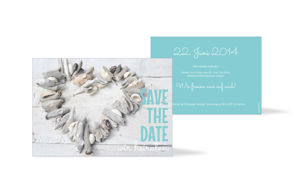 Save-the-Date Karte Bea-Christoph