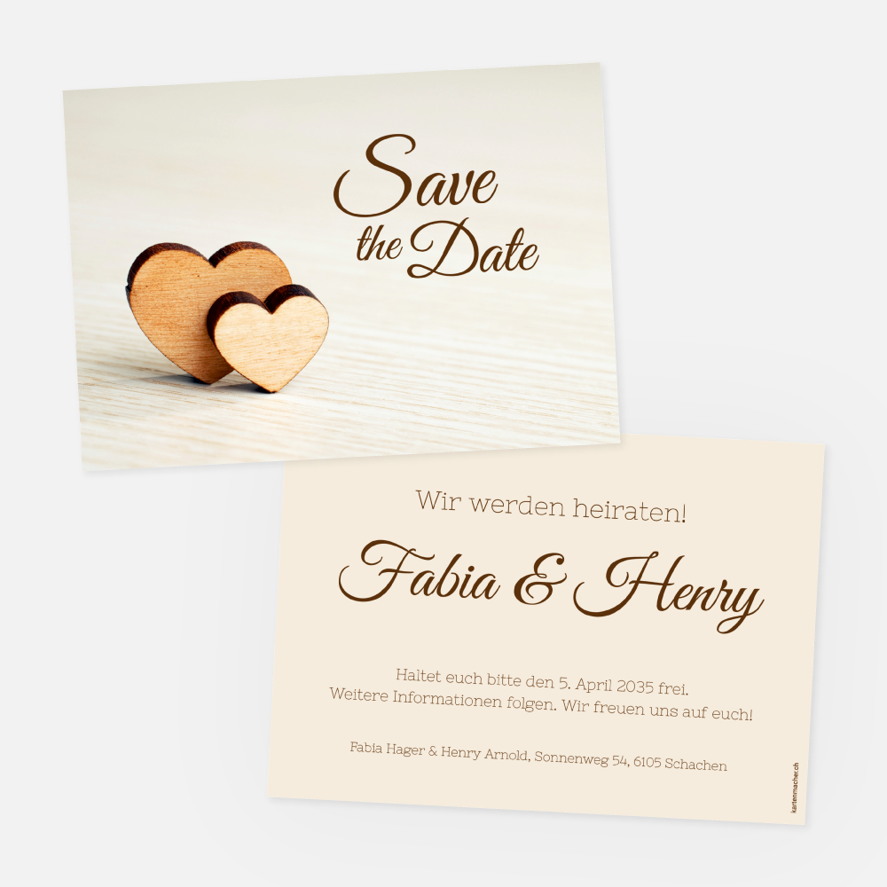 Save-the-Date Karte Fabia-Henry