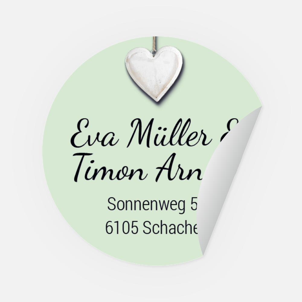 Sticker Eva-Timon rund 45 mm