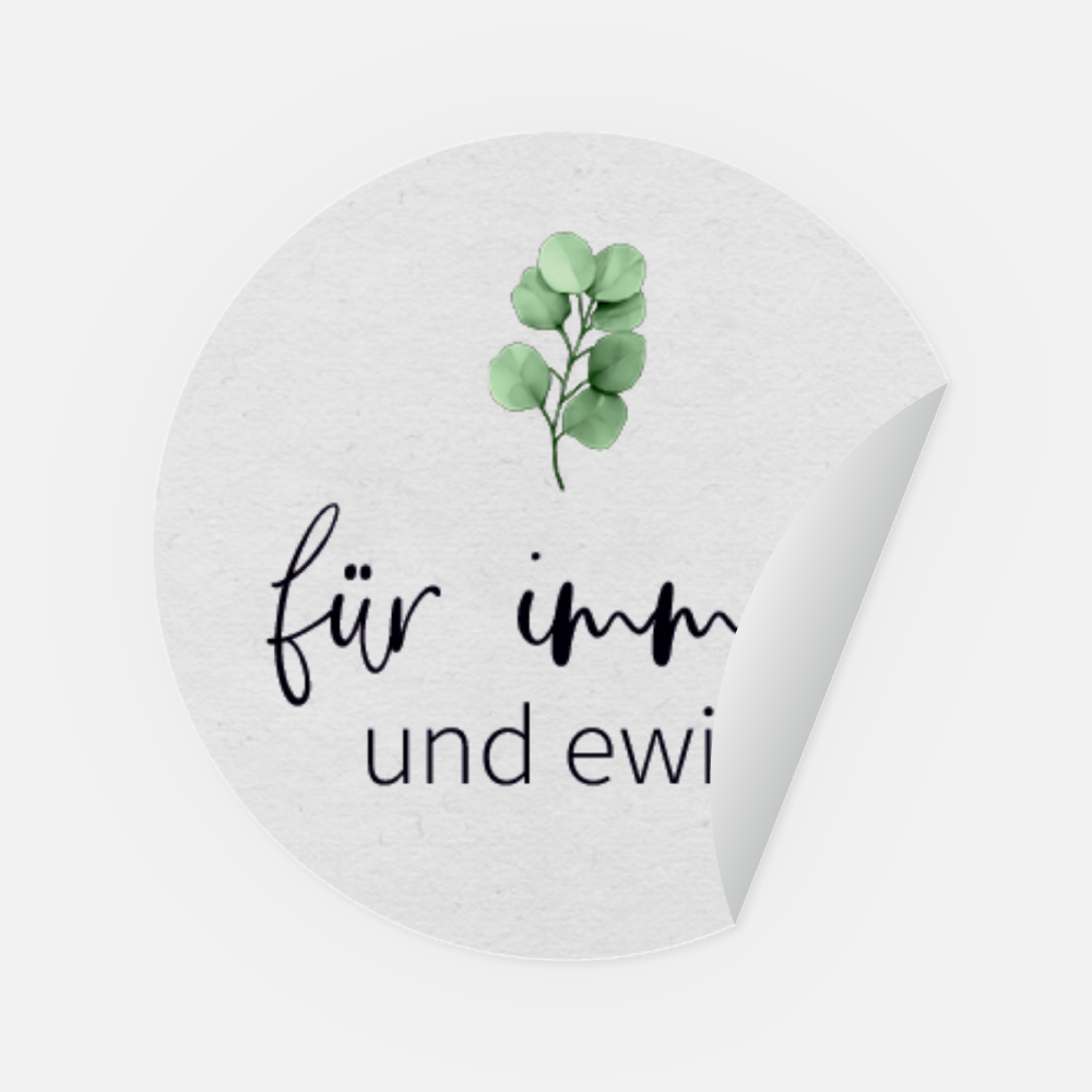 Sticker rund, Ø 30 mm