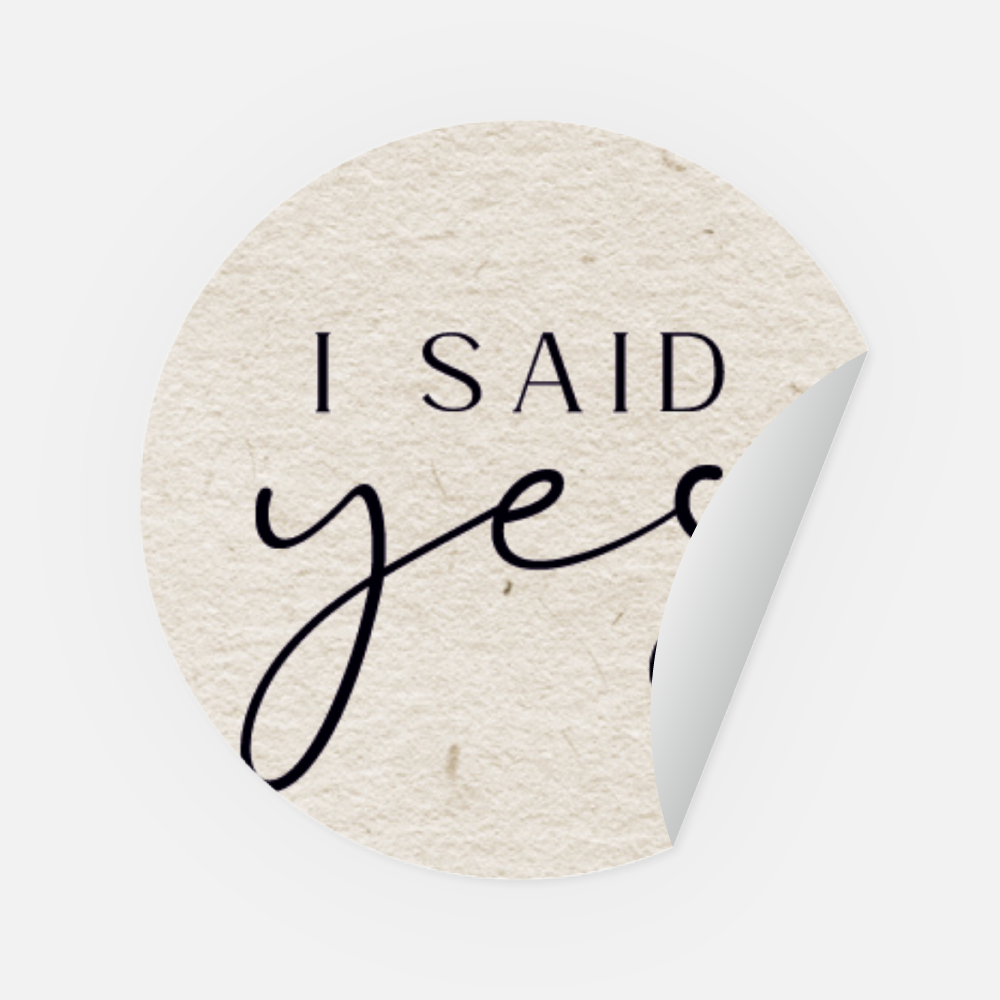 Sticker rund, Ø 30 mm
