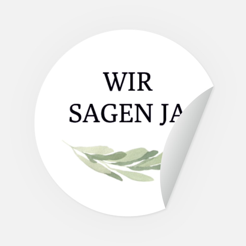 Sticker rund, Ø 30 mm